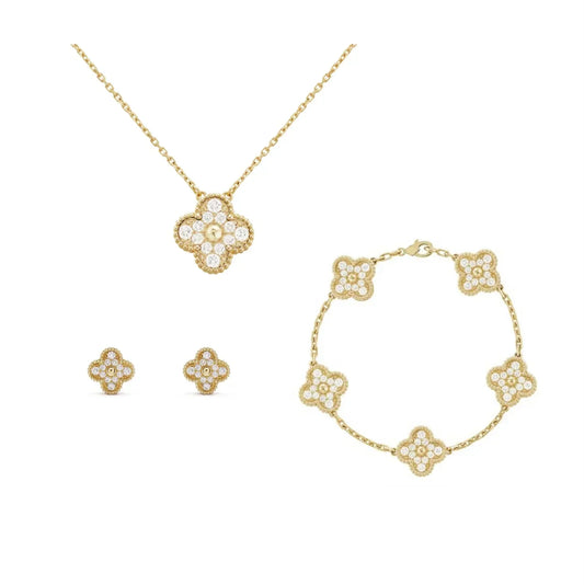 LUXE RADIANT DIAMANTE SET | ORO