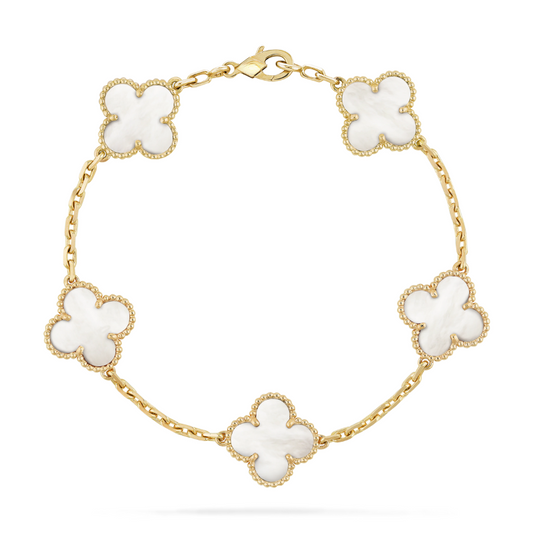 TRIFOGLIO BRACCIALETTO | ORO BIANCO